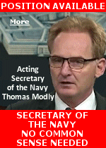 Bonehead Secretary of the Navy tells crew of USS Theodore Roosevelt that the fired commander they liked was too naive or stupid to be captain.